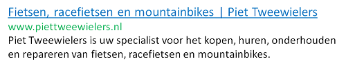 Google is uw digitale visitekaartje